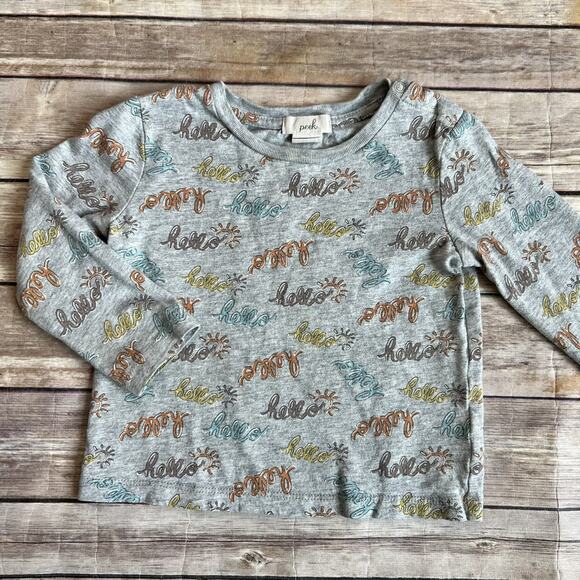 Peek Hello Graphic Tee 12-18m - Picture 2 of 7